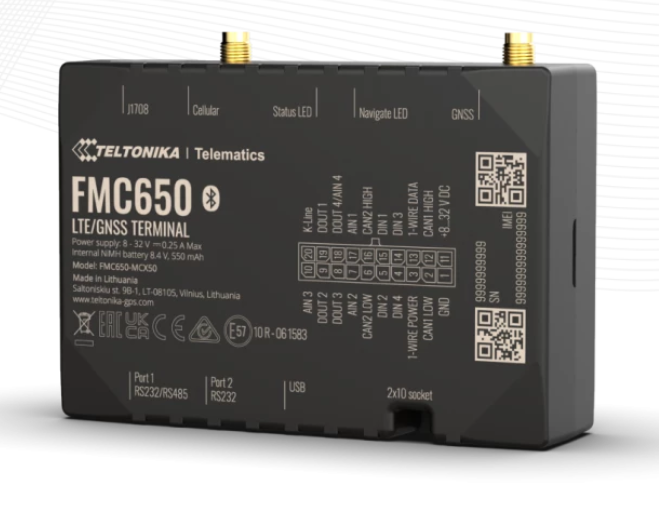 TELTONIKA MeiG SLM320 -PE2C, MeiG SLM320-L16A  4G (LTE Cat 1) network coverage [FMC650]