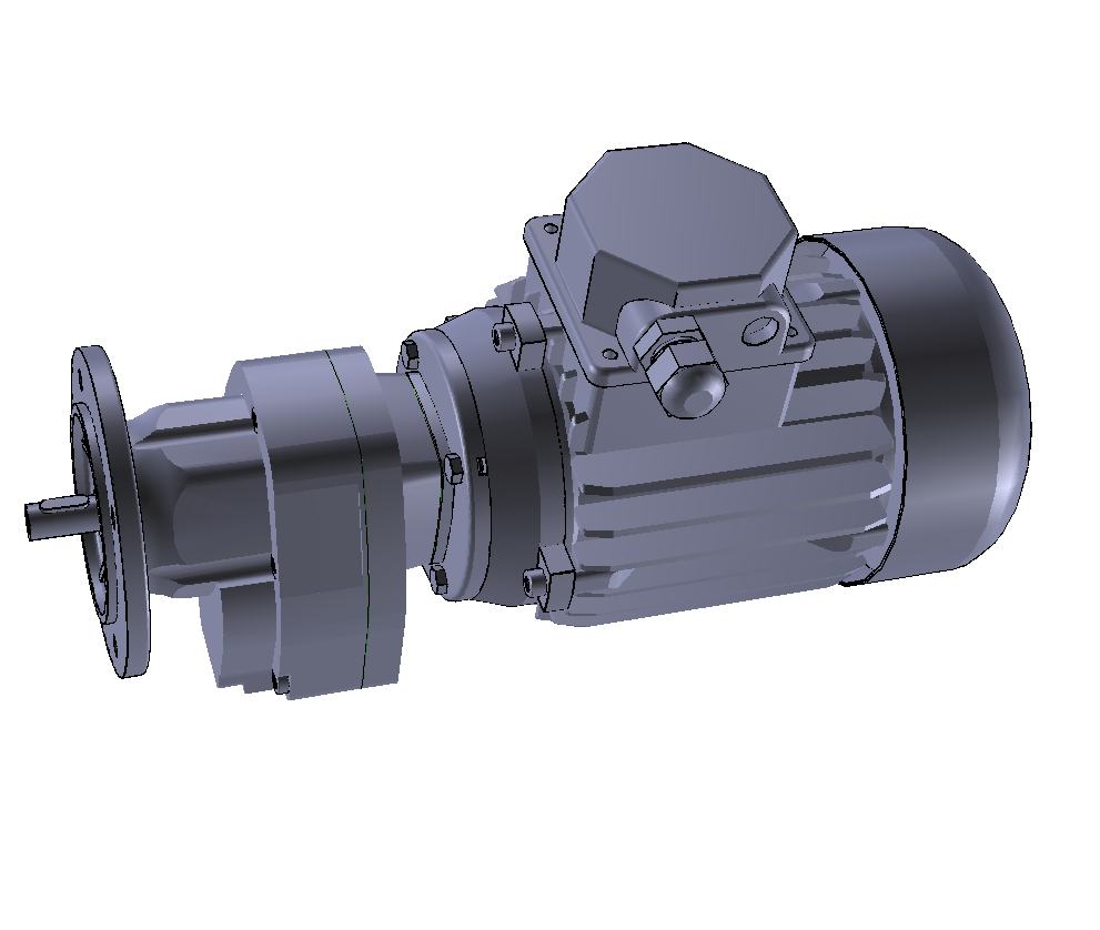 STM spa (Italy) 2180053581 Inline Gearbox, AM Series, Size: 35, Stages:2, Ratio:18.1, Standard Oil, no Painting, Mounting Position: M1, input PAM 71B5, Output shaft 19 mm