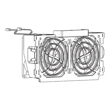 Schneider Wear part, enclosure door, fan for variable speed drive, Altivar 340, Altivar Process 600 900, from 7.5 to 22kW [VX5VPS3001]
