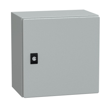 Spacial CRN plain door w/o mount.plate. H300xW300xD200 IP66 IK10 RAL7035.