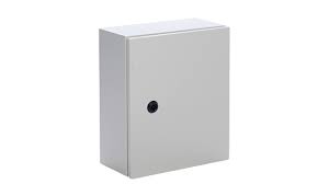 Schneider Spacial CRN plain door with mount.plate. H800xW800xD300 IP66 IK10 RAL7035.