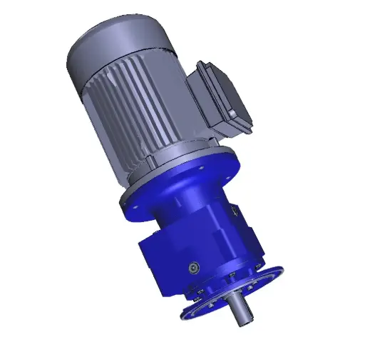 [A_M_F2_80_2_2.6_160B5_M1_INOIL_STD_TypSTM_Y_CE_T_4_160_M_B5_B5_42_160_55_1] STM Inline Gearbox, AM Series, Size: 80, Stages: 2, Ratio: 2.6,  Input PAM 160B5, Solid Shaft, With Standard Oil, Standard Painting, Mounting Position: M1, with Motor 11kw 3 phase 230/400 VAC/ 50/60HZ, 4 Poles, IP55, Insulation type F. 