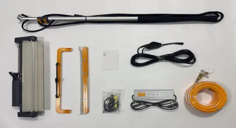 [X51-11.5] XYT X5 rolling brush cleaning machine Powered version 11.5m carbon fiber rod*1 680rmp Brushless cm rolling brush Head*1 Water barrier*1 Spray bracket*1 220V Power converter*1 9M Extension water and electricity cable*1 Instruction manual*1 Certificate*1 Machine Accessory kits*1 20m high pressure water pipe*1,International socket converter*1, [ X51-11.5]