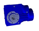 (Code: 2070025281) STM.SPA(Italy)  Bevel Helical Gearbox Without Motor  , size:71, Falange : F1, Ratio: 37.1, (PAM 100B14), Mounting:M1, With special oil ( food grade lubricant)  , Shaft type: C